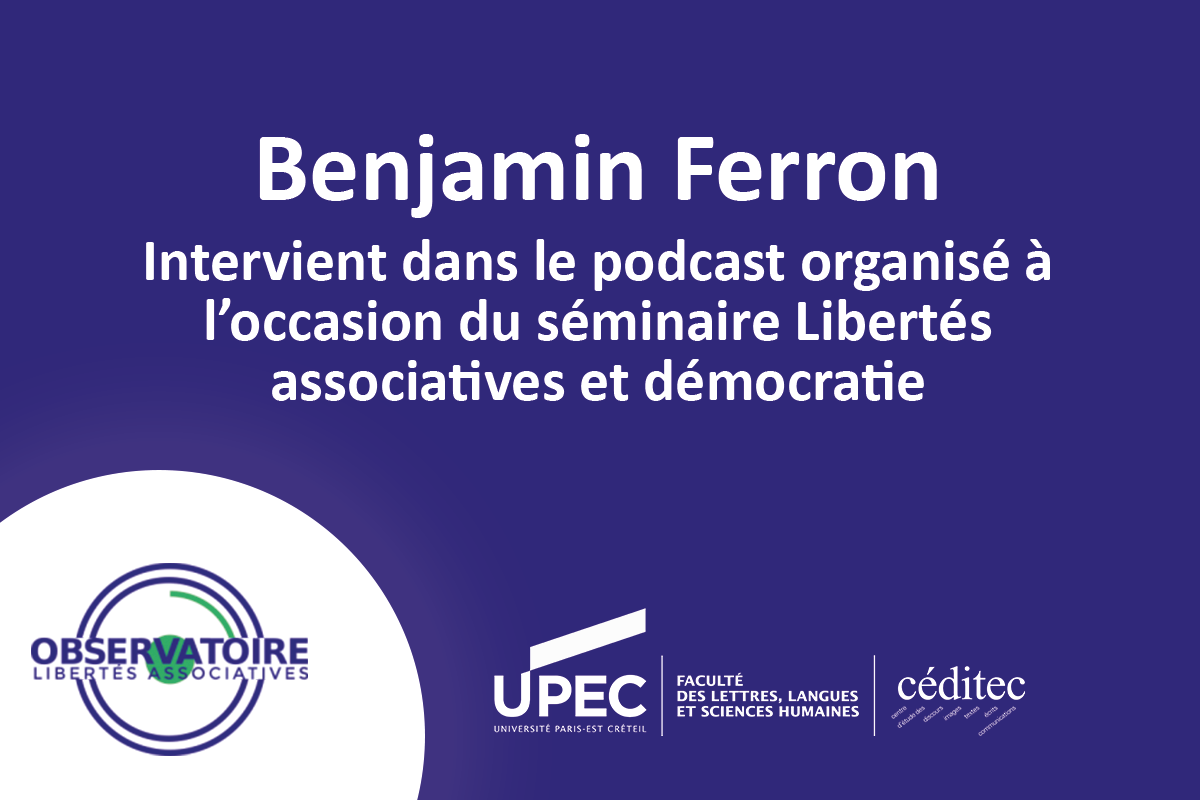 Intervention Benjamin Ferron_Libertés associatives et démocratie